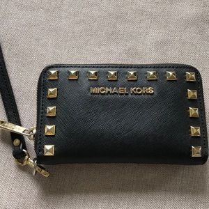 Michael Kors Studded Wristlet Wallet